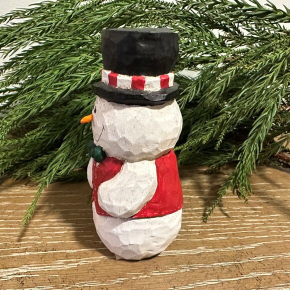 Midwest of Cannon Falls Snowman Santa Figure - Picture 9 of 9